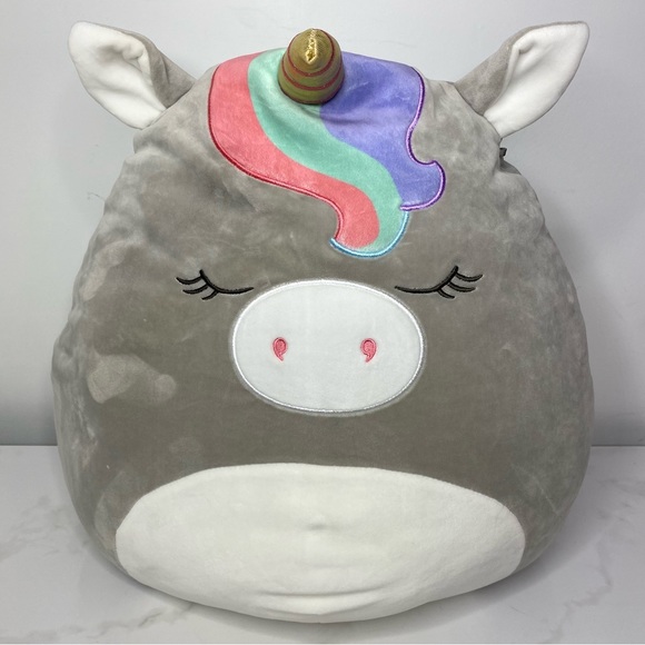 Squishmallow Teresa The Unicorn Rainbow 16" - Picture 1 of 7